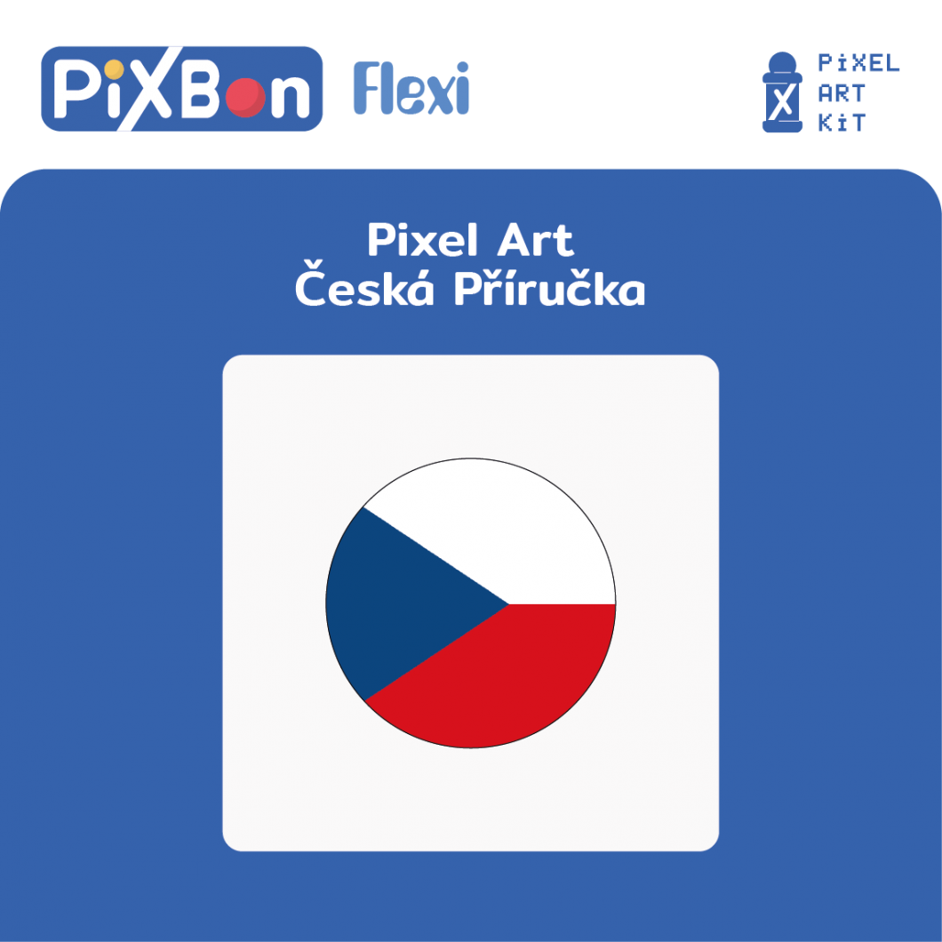 PixBon Flexi Pixel Art Kit / Booklet/ Czech