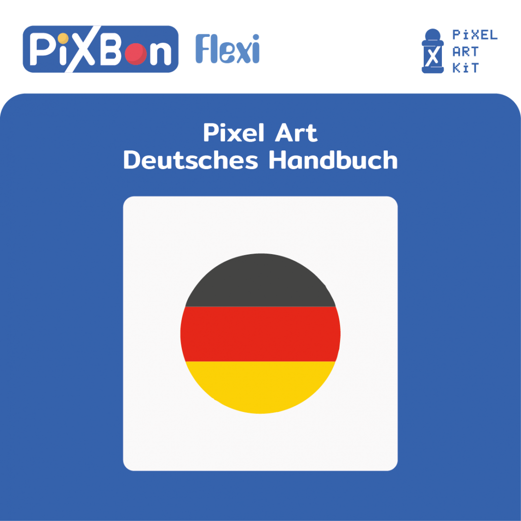 PixBon Flexi Pixel Art Kit / Booklet/ German