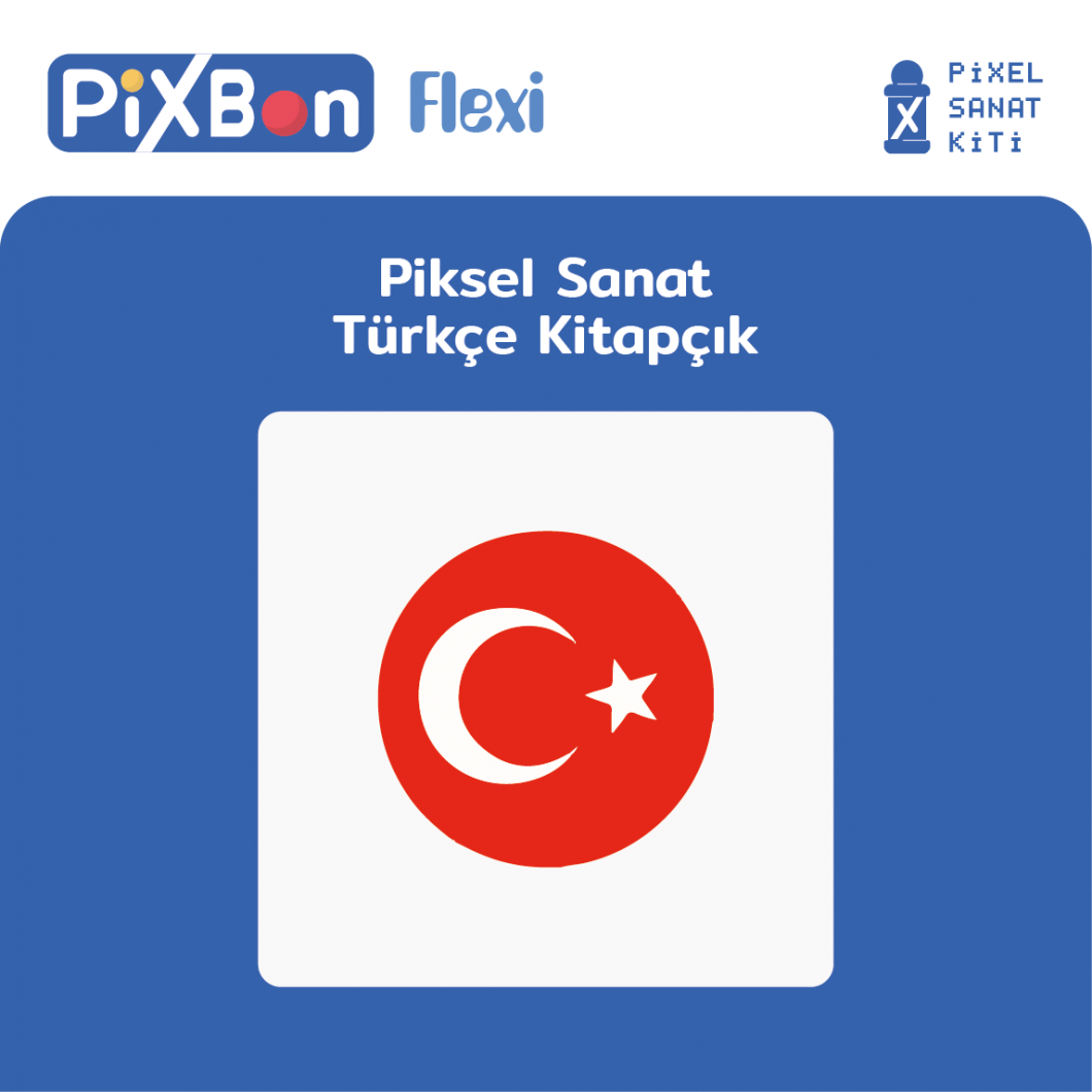 PixBon Flexi Pixel Art Kit / Booklet/ Türkçe