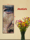 Atatürk - Pixel art kit - 20*50 cm - 10 Board/4000 PixPin - PFA205010 Atatürk - Pixel art kit - 20*50 cm - 10 Board/4000 PixPin - PFA205010