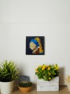 "ART" Series - Girl with Pearl Earring - Pixel Art Kit - 10*10cm- 1 Board - PFS1002 "ART" Series - Girl with Pearl Earring - Pixel Art Kit - 10*10cm- 1 Board - PFS1002