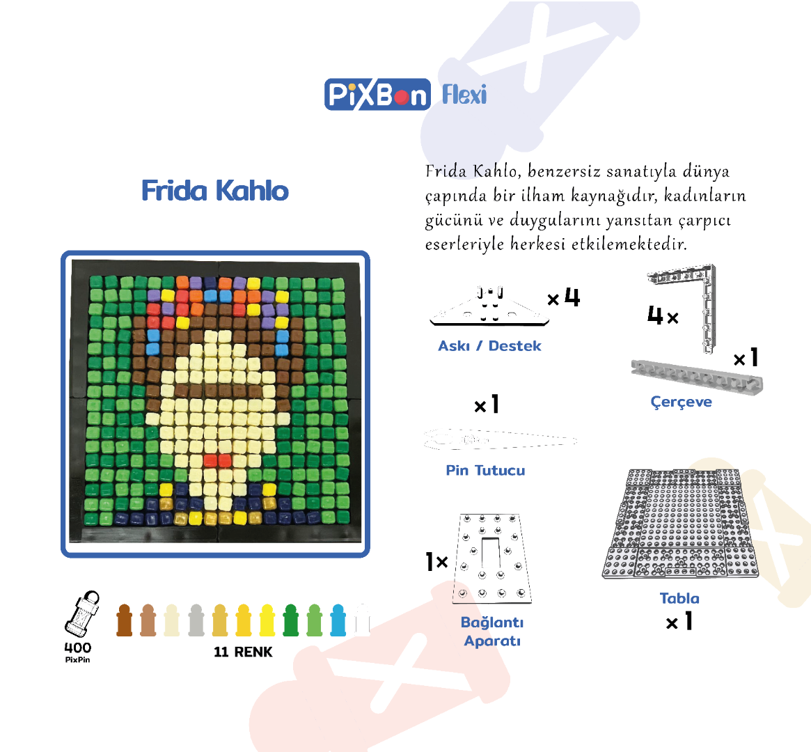 "ART" Series - Pixel Art Kit - 10*10cm - 1 Board - PFS1007 "ART" Series - Pixel Art Kit - 10*10cm - 1 Board - PFS1007