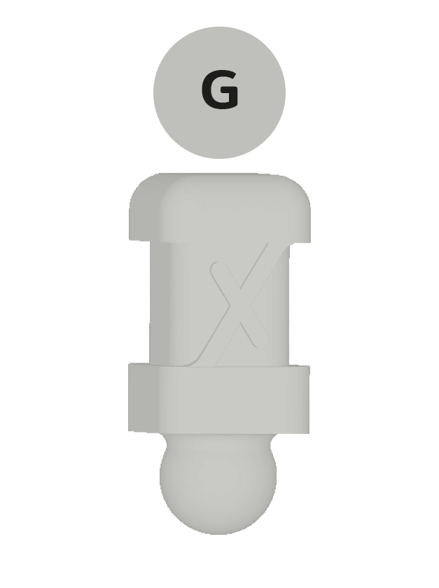 PixPin "G" 200 pieces